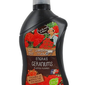 Engrais géraniums et plantes fleuries concentré MALO - Willemse