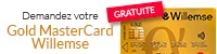 Lien vers la demande de Gold MasterCard Willemse