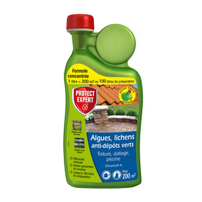 Traitements anti-algues, lichens, dépôts verts - Willemse