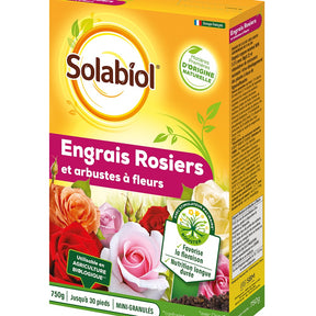 Engrais rosiers et arbustes à fleurs SOLABIOL - Plantes
